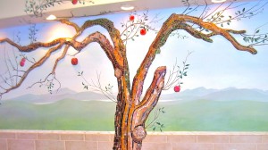 mosaic tree at The Senator Inn