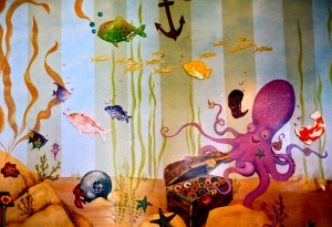 Kid's mural  for Kirstie Alley