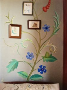 dining room wall mural