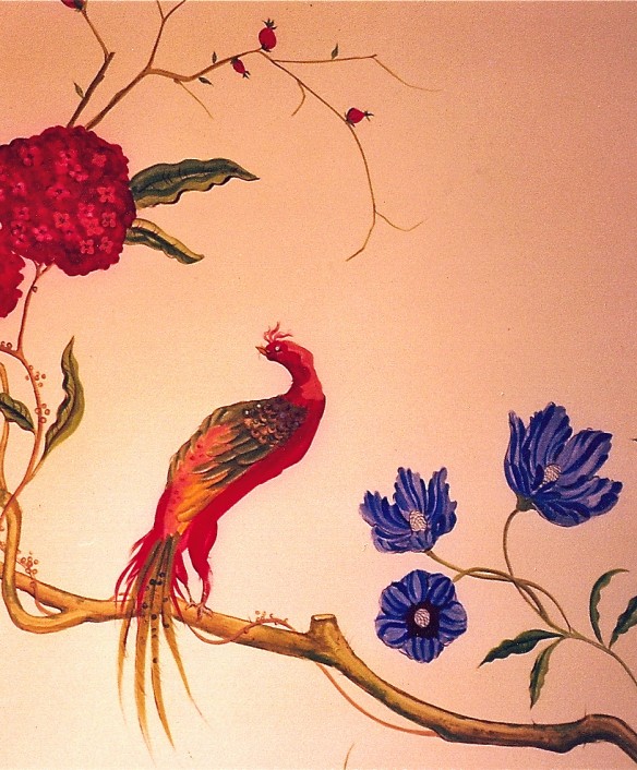 Custom Handpainted MuralsHand Painted Flower MuralsMuralistJane